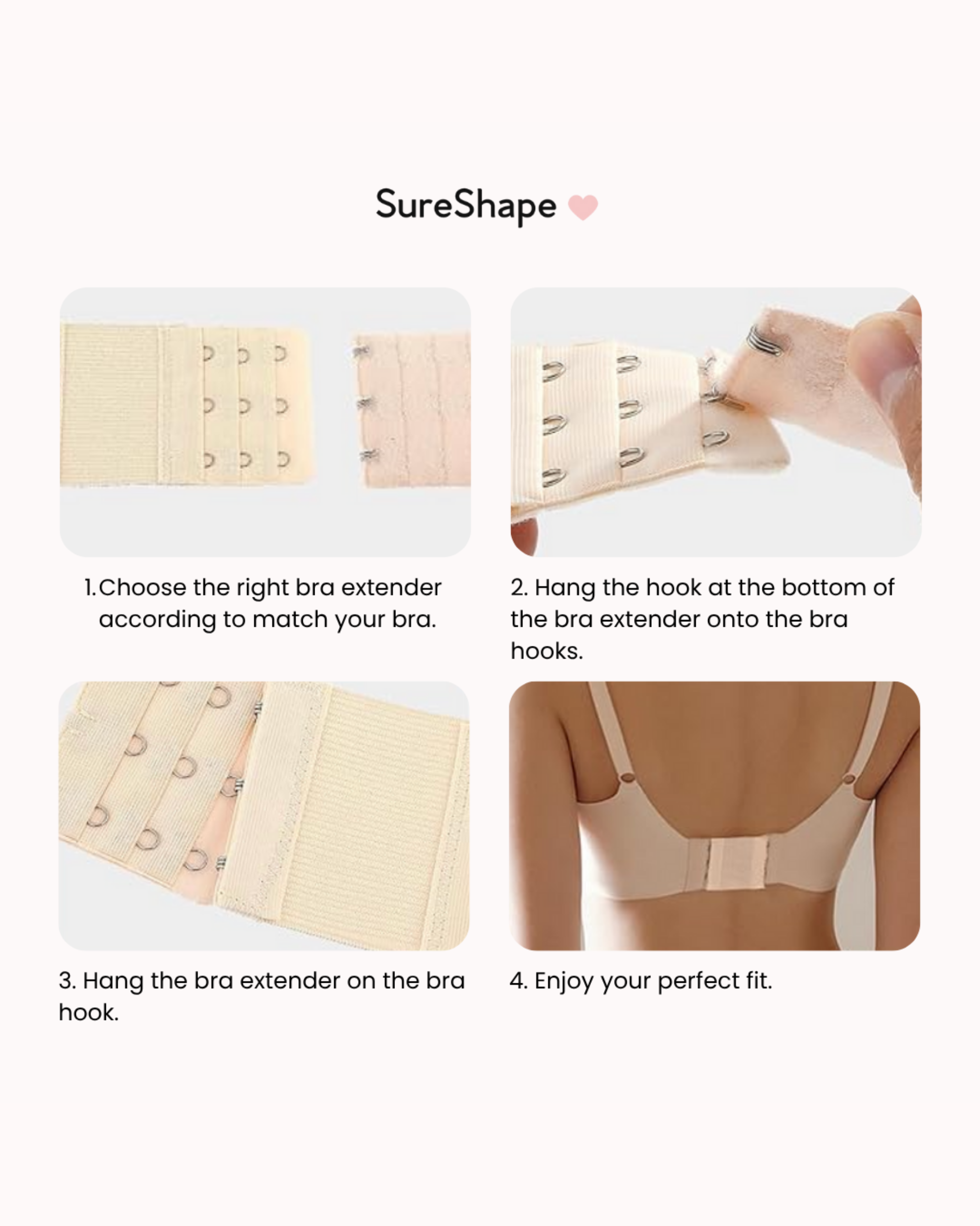 SureShape™ Bra Extension Set