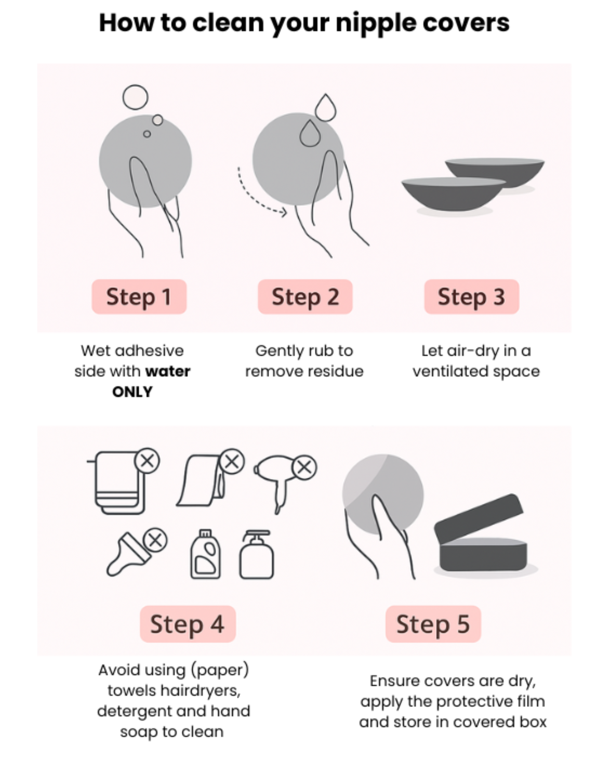 SureShape™ Invisible Nipple Covers