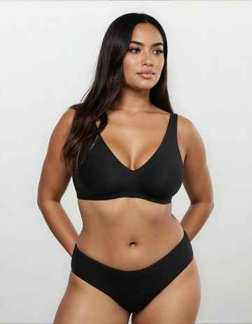 Alice - Deep V Push-Up Wireless Jelly Bra